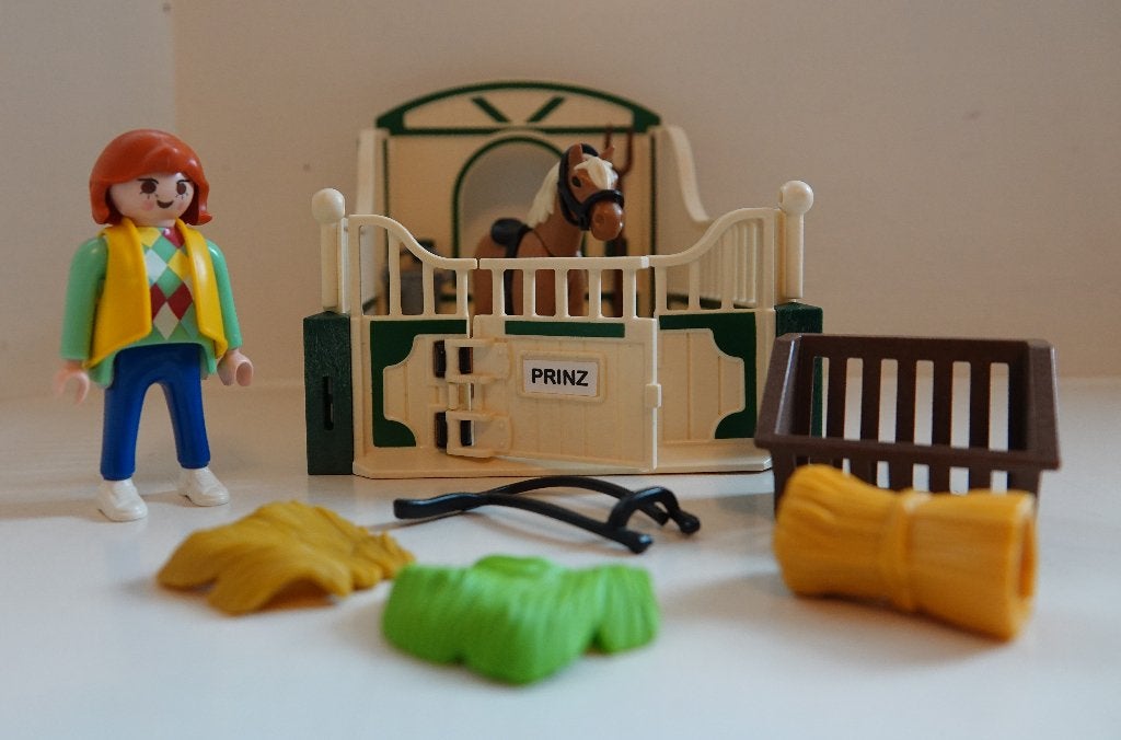 Playmobil 5109 Country: Haflinger paard met paardenbox Prinz, Complete set, Ophalen of Verzenden, Zo goed als nieuw, Country