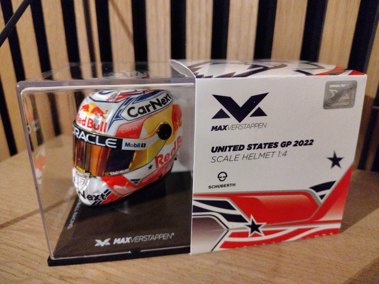 Max Verstappen 1:4 helm , USA 2022, Ophalen, Nieuw