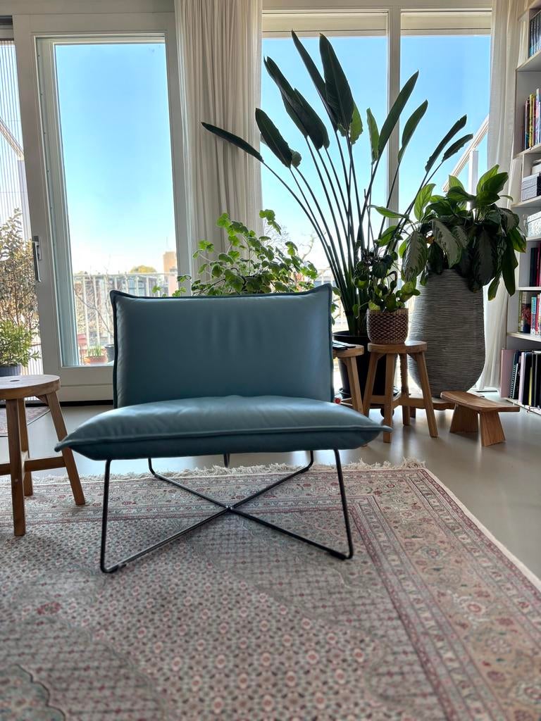 Twee Jess fauteuils Earl high - Stijlvol en comfortabel, Huis en Inrichting, Fauteuils, Ophalen, Gebruikt, 75 tot 100 cm, Leer