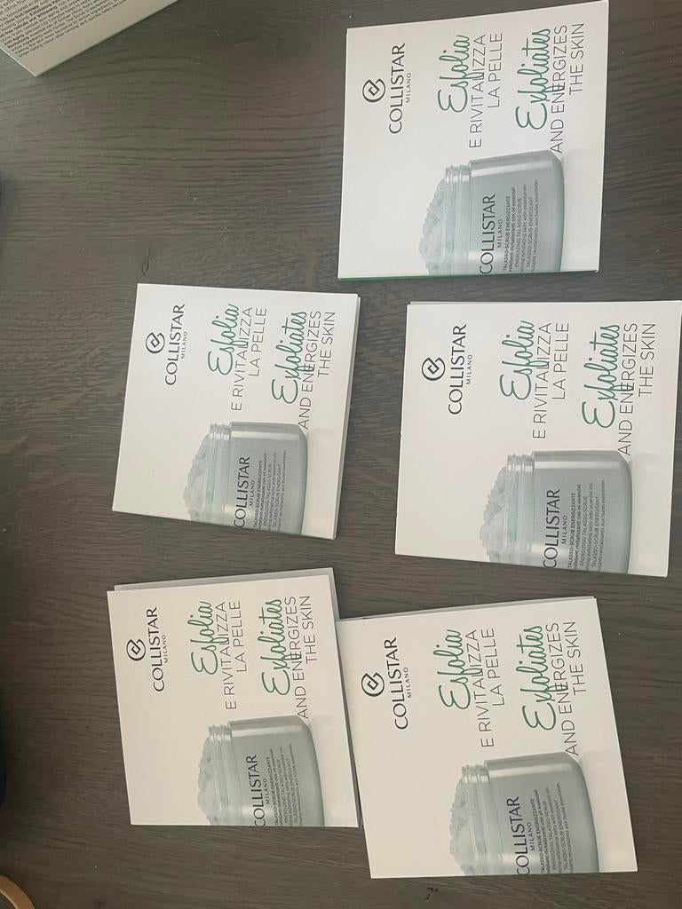 Collistar Samples: Scrub & Bodylotion Lifting Routine, Ophalen of Verzenden, Nieuw, Bodylotion, Crème of Olie
