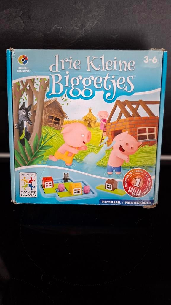Drie Kleine Biggetjes - Logisch Denkspel van SmartGames, Hobby en Vrije tijd, Gezelschapsspellen | Bordspellen, Een of twee spelers