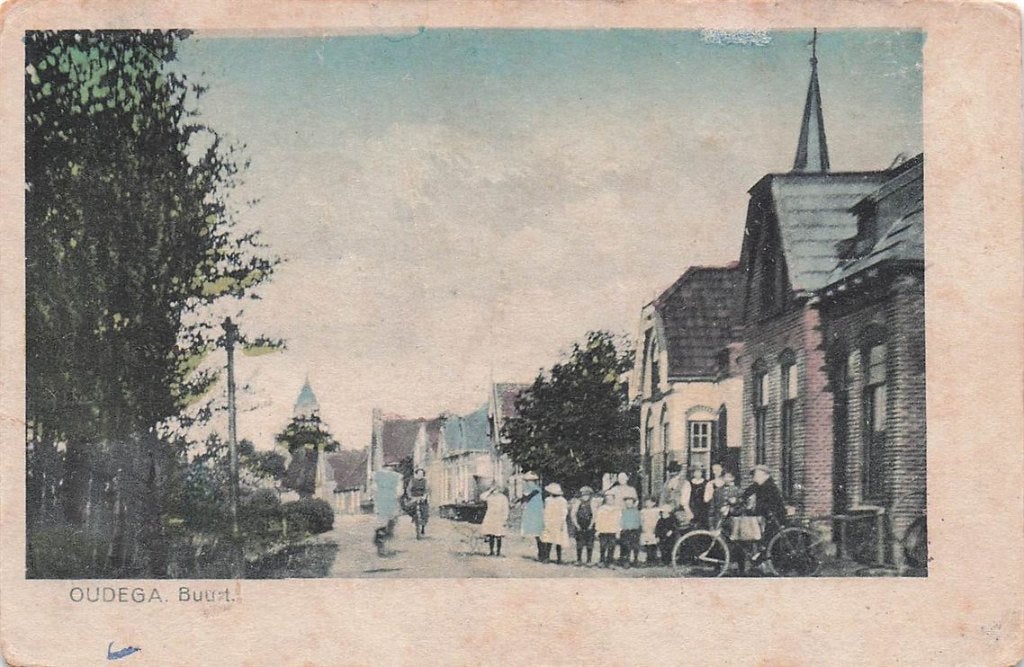 703-400-023 Oudega Buurt, Verzenden, Voor 1920, Friesland