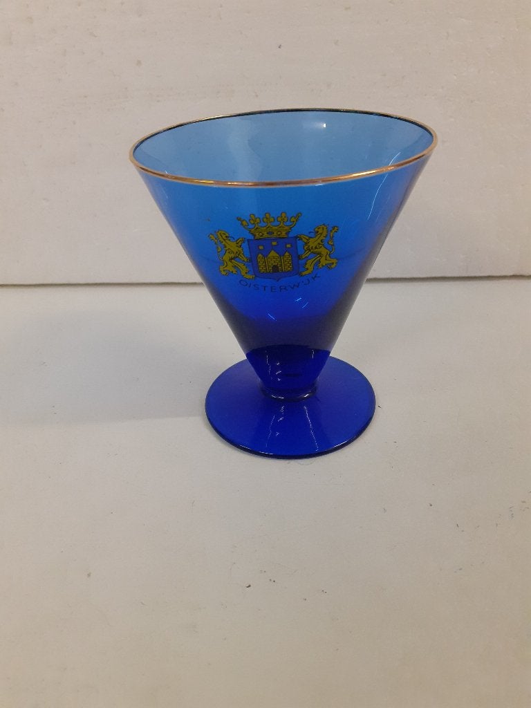 Carnaval - Kristalunie - K6 glas - het wapen van Oisterwijk, Antiek en Kunst, Ophalen of Verzenden