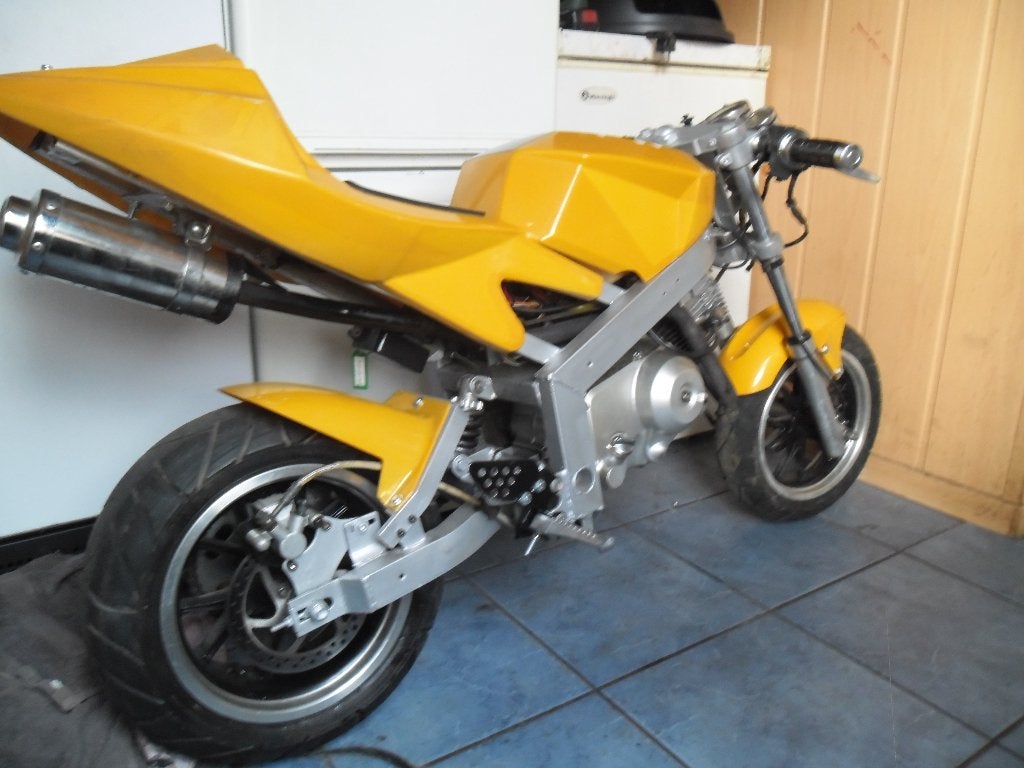 midibike 110cc ruilen mogelijk partij minibike onderdelen, Ophalen, Gebruikt, Overige typen, Overige merken