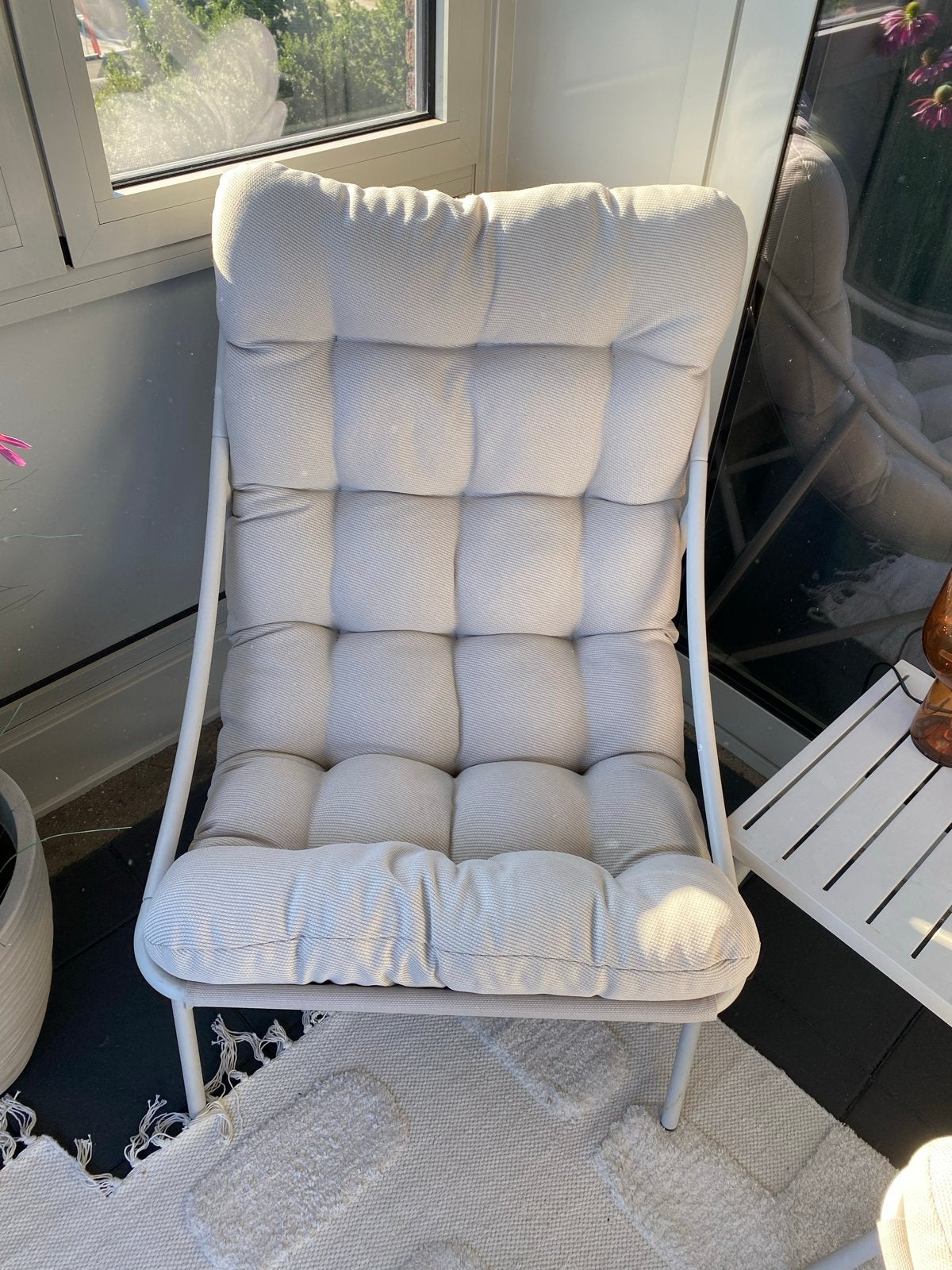 Tuinset ideaal voor balkon/tuin, Ophalen of Verzenden, Zo goed als nieuw, 2 zitplaatsen, Tuinset