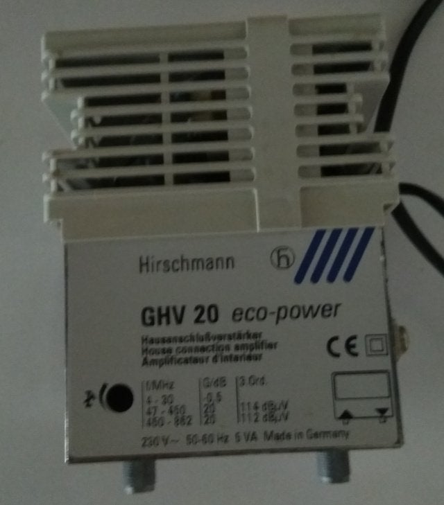 Hirschmann ghv20 antenneversterker, Ophalen of Verzenden, Nieuw