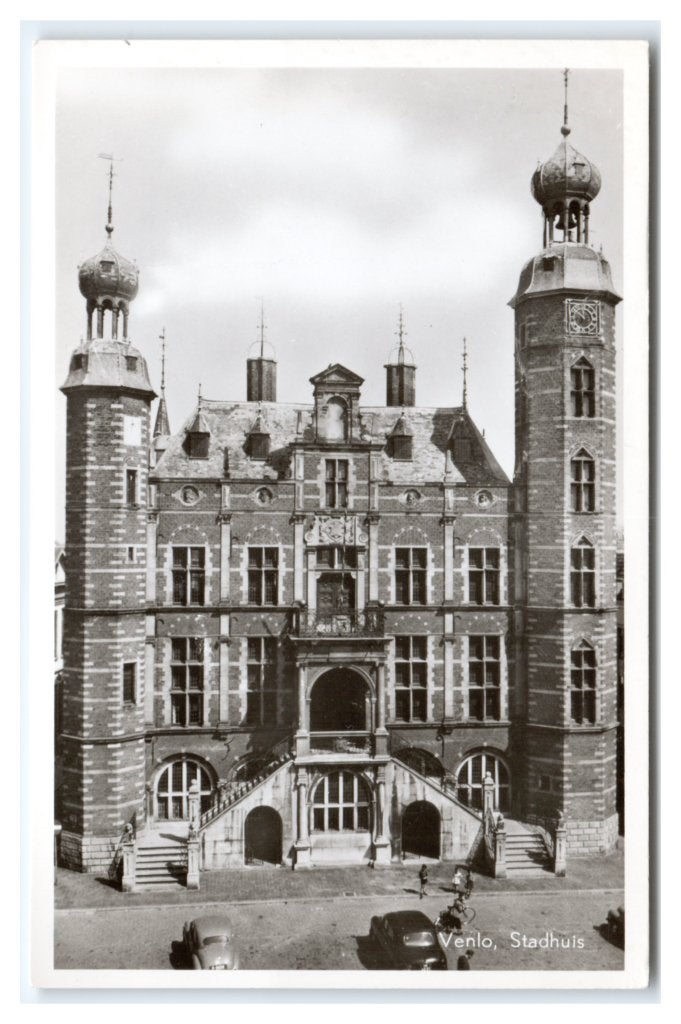 Venlo, Stadhuis - Opruimingskaart, Verzenden, 1940 tot 1960, Ongelopen, Limburg