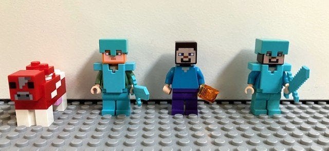 Diverse Minifiguren Lego Minecraft, Kinderen en Baby's, Minecraft, Lego, Ophalen of Verzenden, Zo goed als nieuw