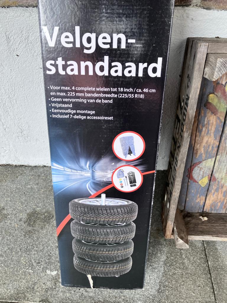 Velgenstandaard voor 4 wielen tot 18 inch, Auto diversen, Ophalen of Verzenden, Nieuw