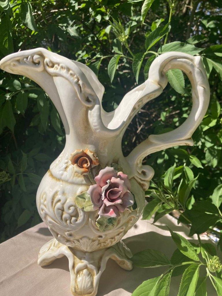 Schenkkan  Capodimonte gemerkt, Antiek en Kunst, Curiosa en Brocante, Ophalen of Verzenden