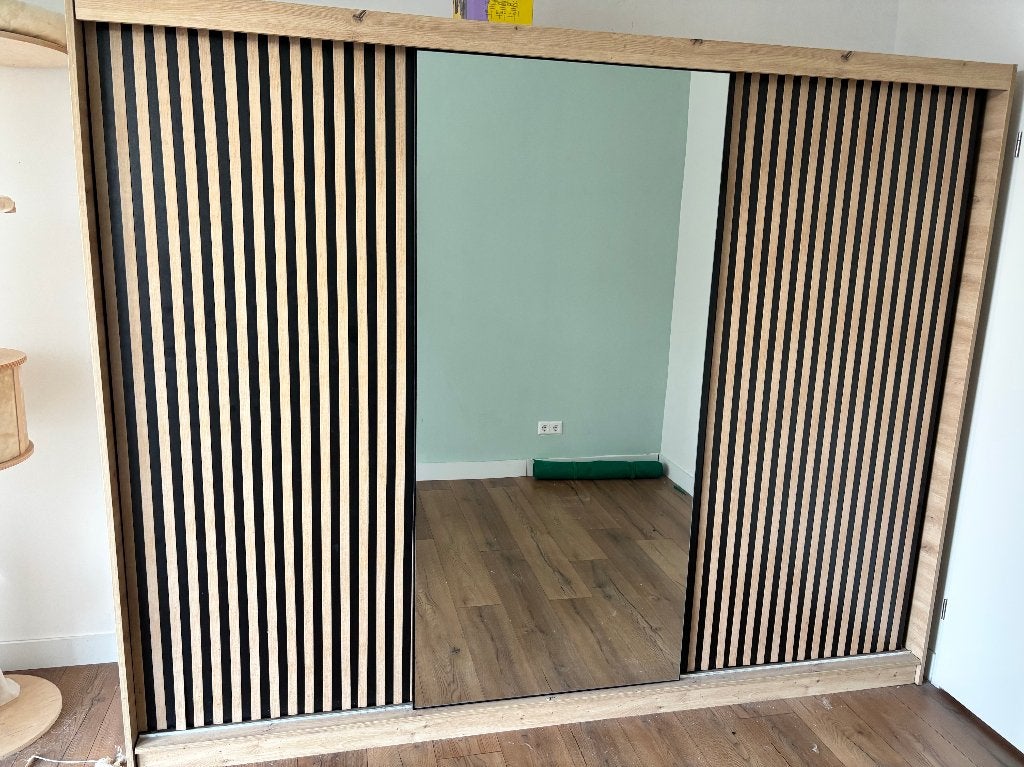 Meubella Kledingkast met schuifdeuren (als niew), Huis en Inrichting, Kasten | Kledingkasten, Ophalen, Met deur(en), 200 cm of meer