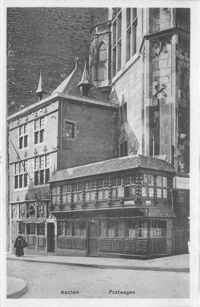 701-310-029 Aachen Postwagen, Verzenden, Voor 1920, Duitsland