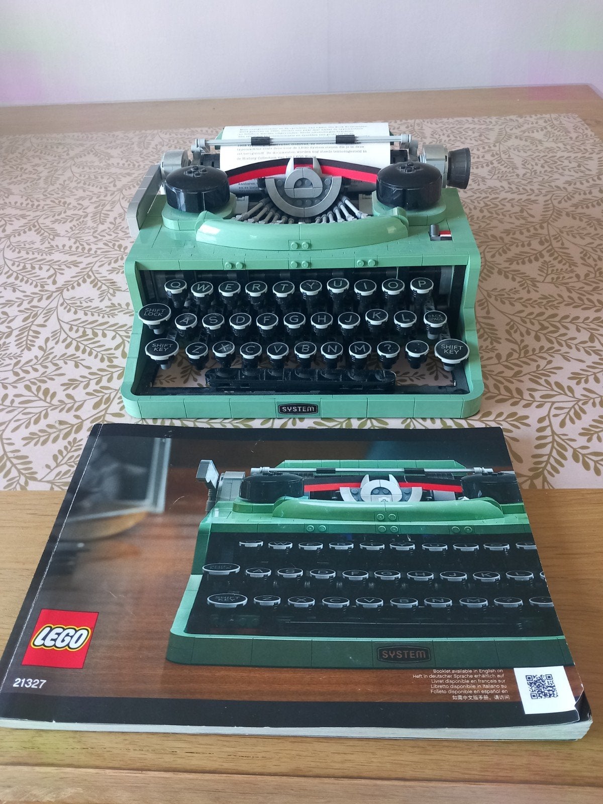 lego technic 21327 typemachine, Lego, Ophalen of Verzenden, Zo goed als nieuw, Complete set