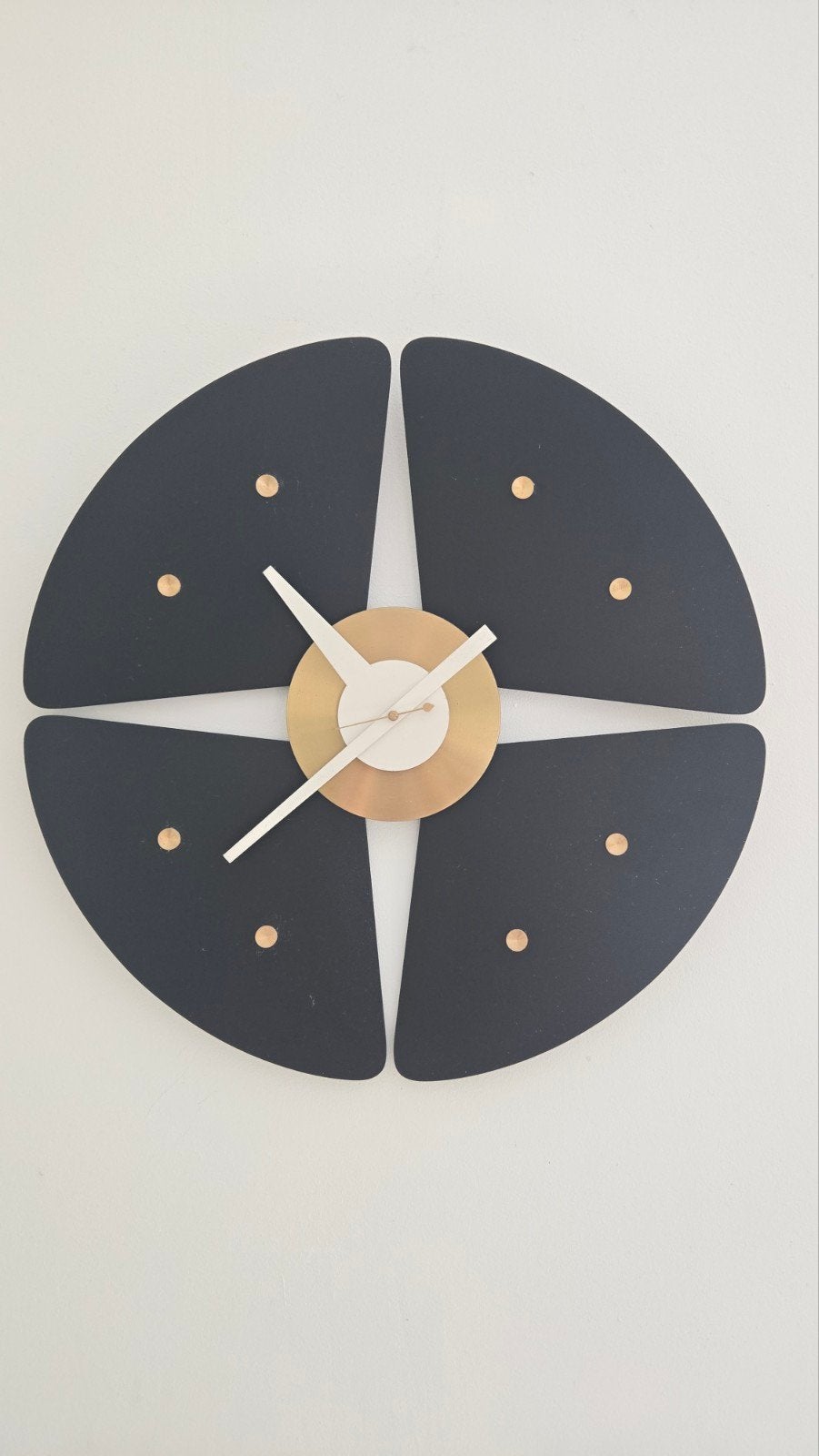 Vitra wandklok  - George Nelson Pedal design, Ophalen, Analoog, Overige merken, Wandklok