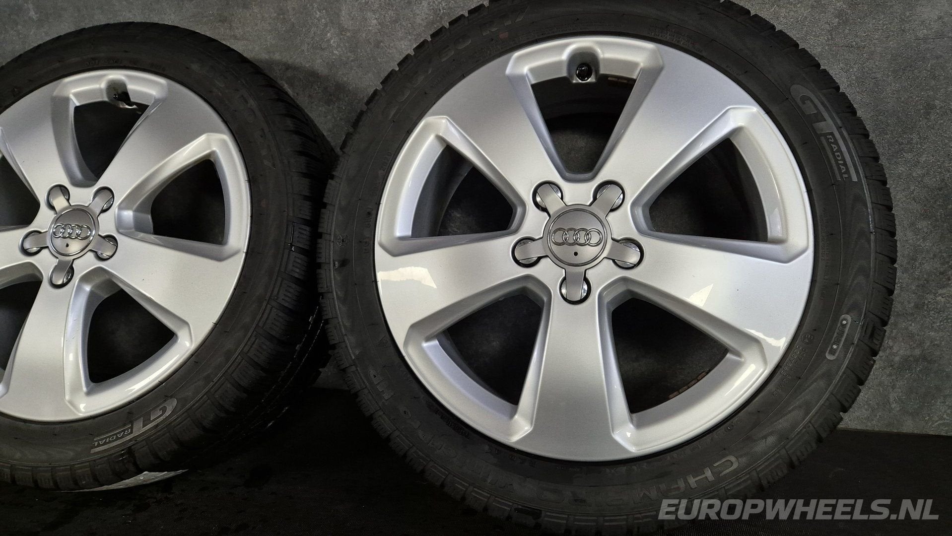 17 inch Audi A3 velgen winterbanden VW Golf Caddy, Auto-onderdelen, Gebruikt, -, -, Banden en Velgen