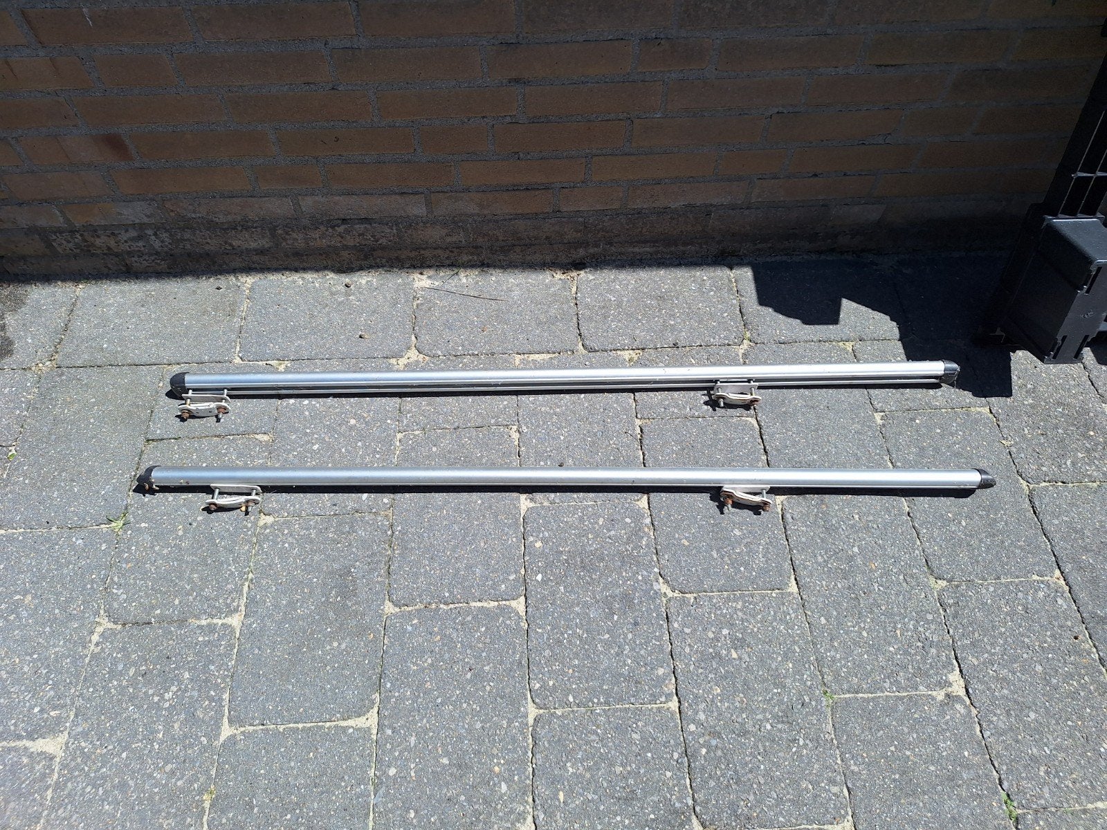 Universele dakdragers open rails., Auto diversen, Ophalen, Gebruikt