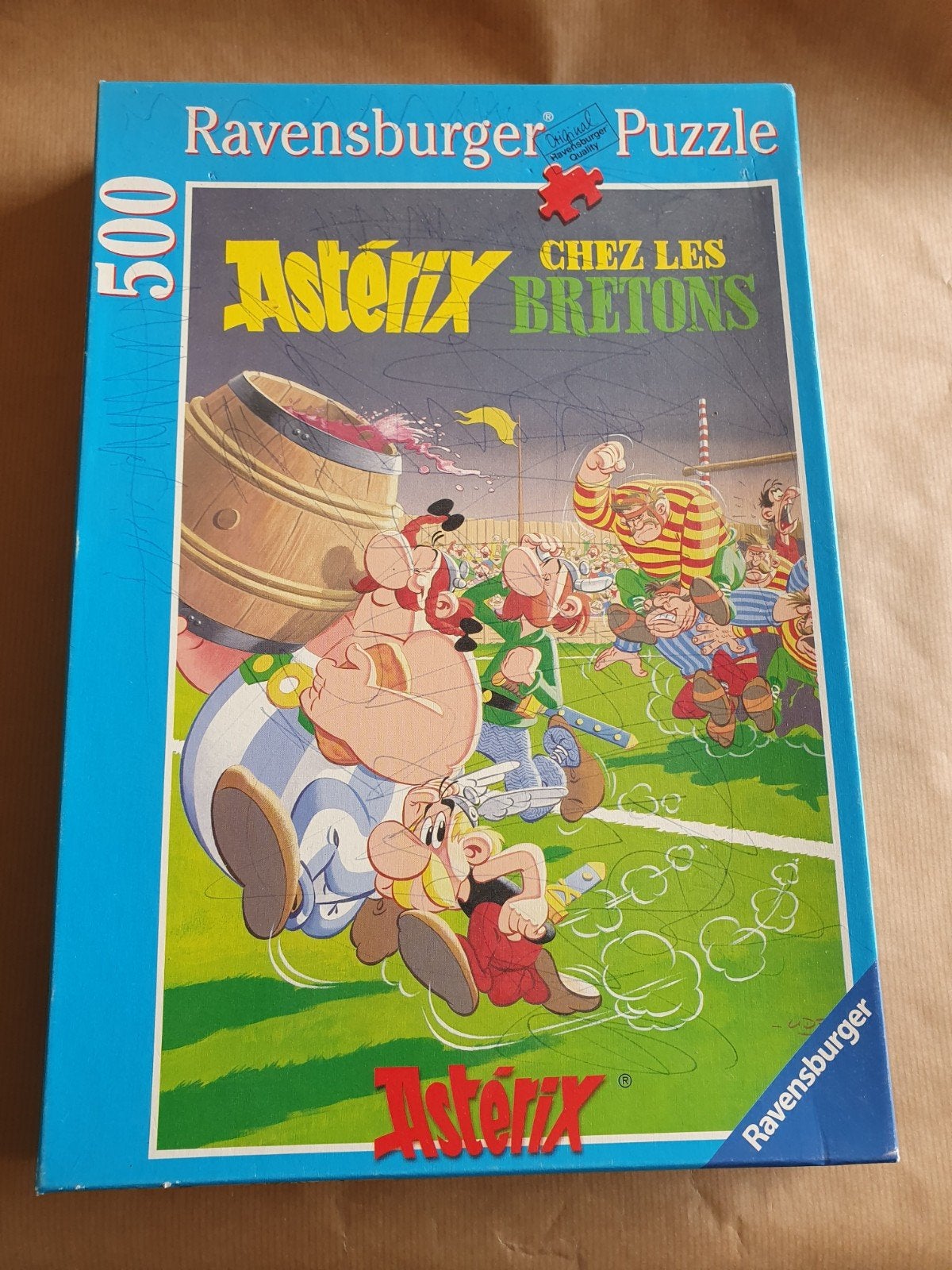 Ravensburger Asterix Chez les Bretons Legpuzzel 500 stukjes, Ophalen of Verzenden, 500 t/m 1500 stukjes, Gebruikt, Legpuzzel