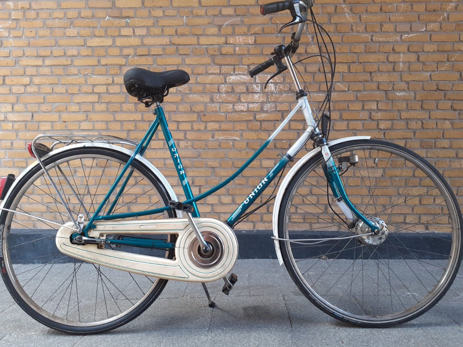 Damesfiets 3 versnellingen en handrem, Ophalen, Gebruikt, Minder dan 10 versnellingen, Overige merken