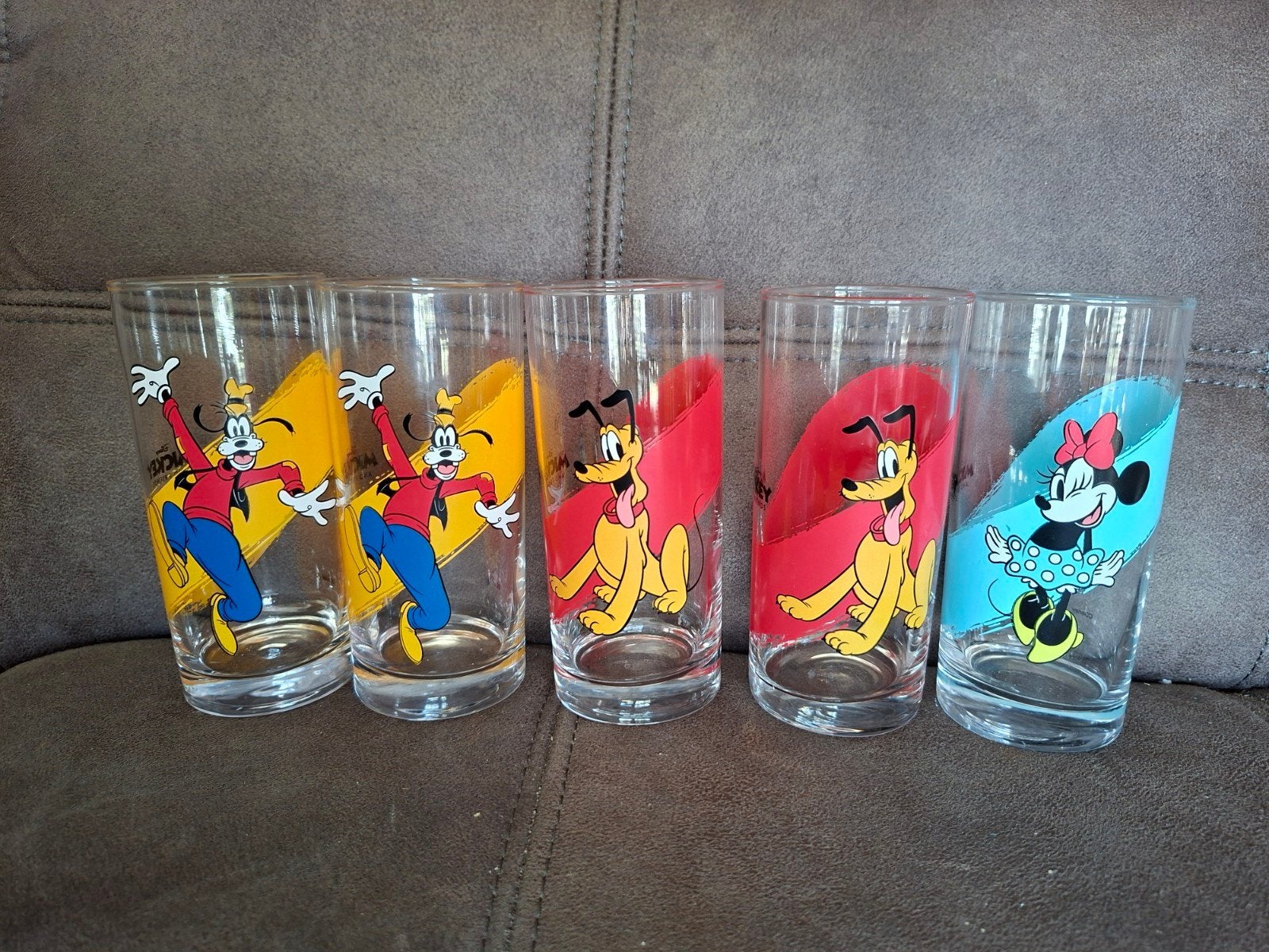 Vintage Disney, Smurfen, Tom & Jerry Glazen Collectie, Ophalen of Verzenden, Gebruikt