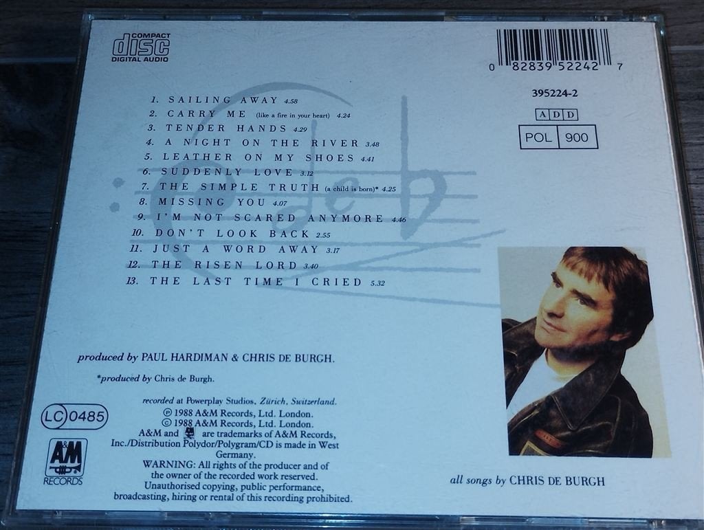 Chris De Burgh - Flying Colours [1988], Ophalen of Verzenden, Zo goed als nieuw
