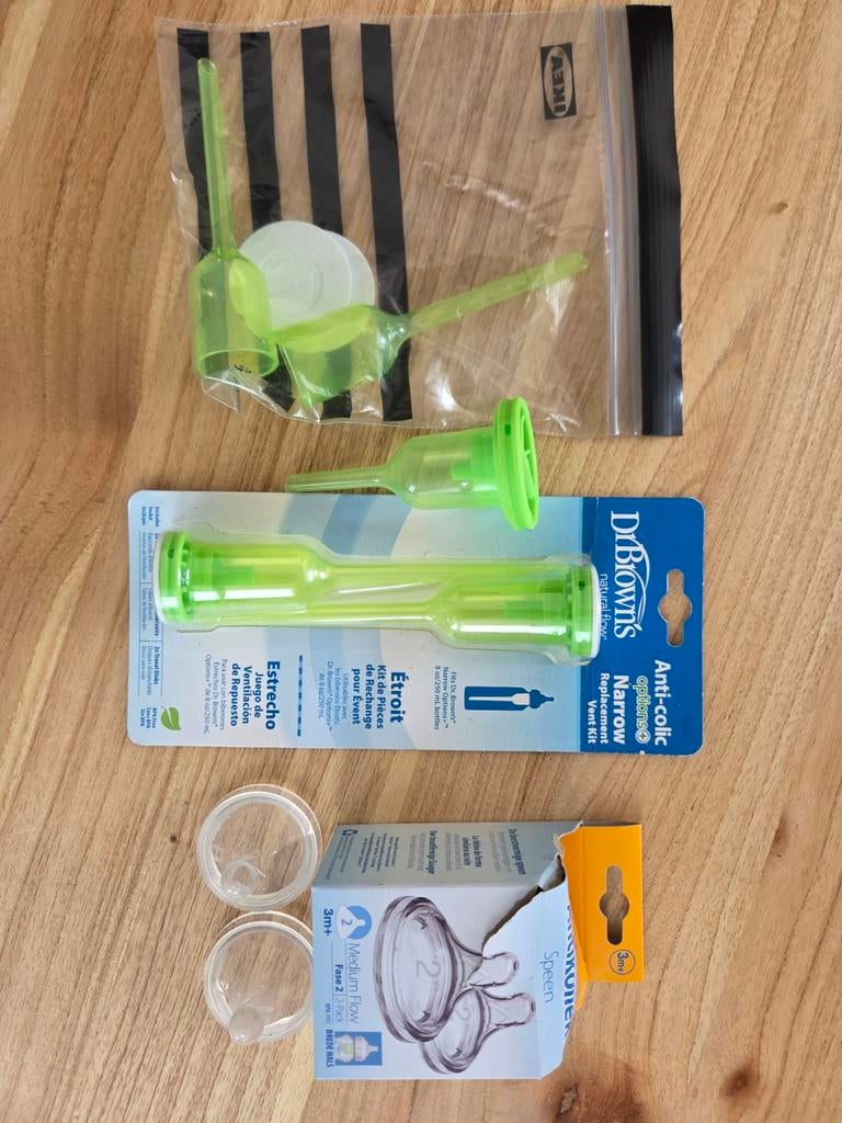 Dr. Brown's Anti-Colic Spenen ( P, 1 en 2) en ventiele, Ophalen, Overige typen
