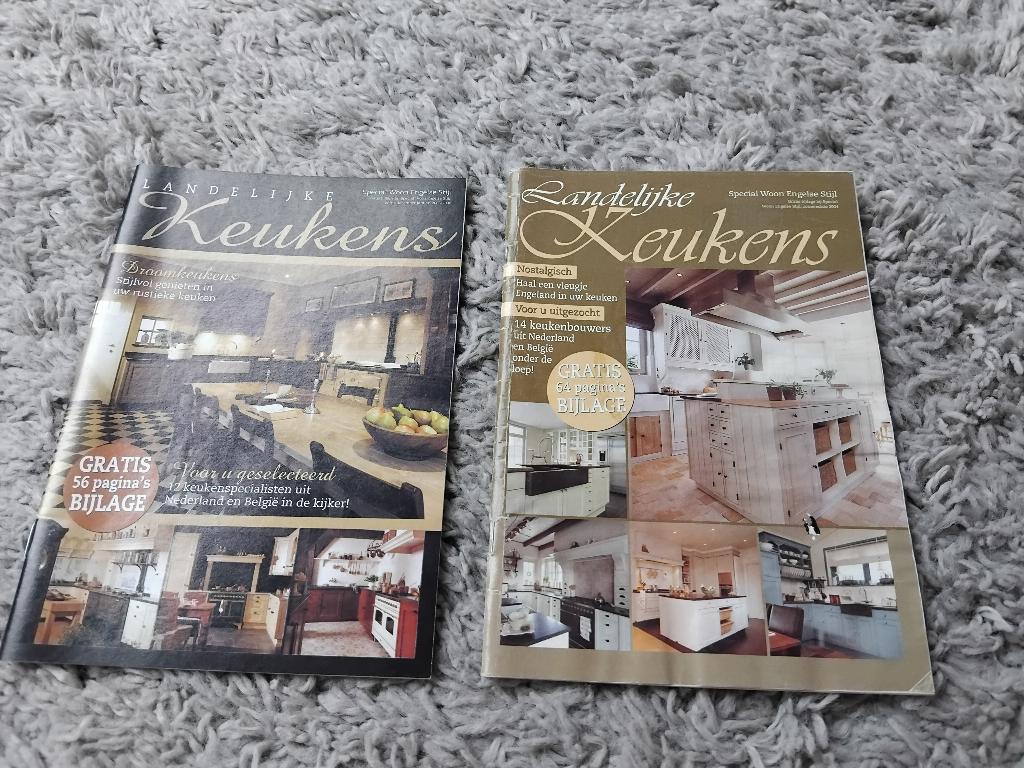 2X tijdschrift landelijke keukens 2004-2005/2006, Boeken, Ophalen, Gelezen, Overige typen