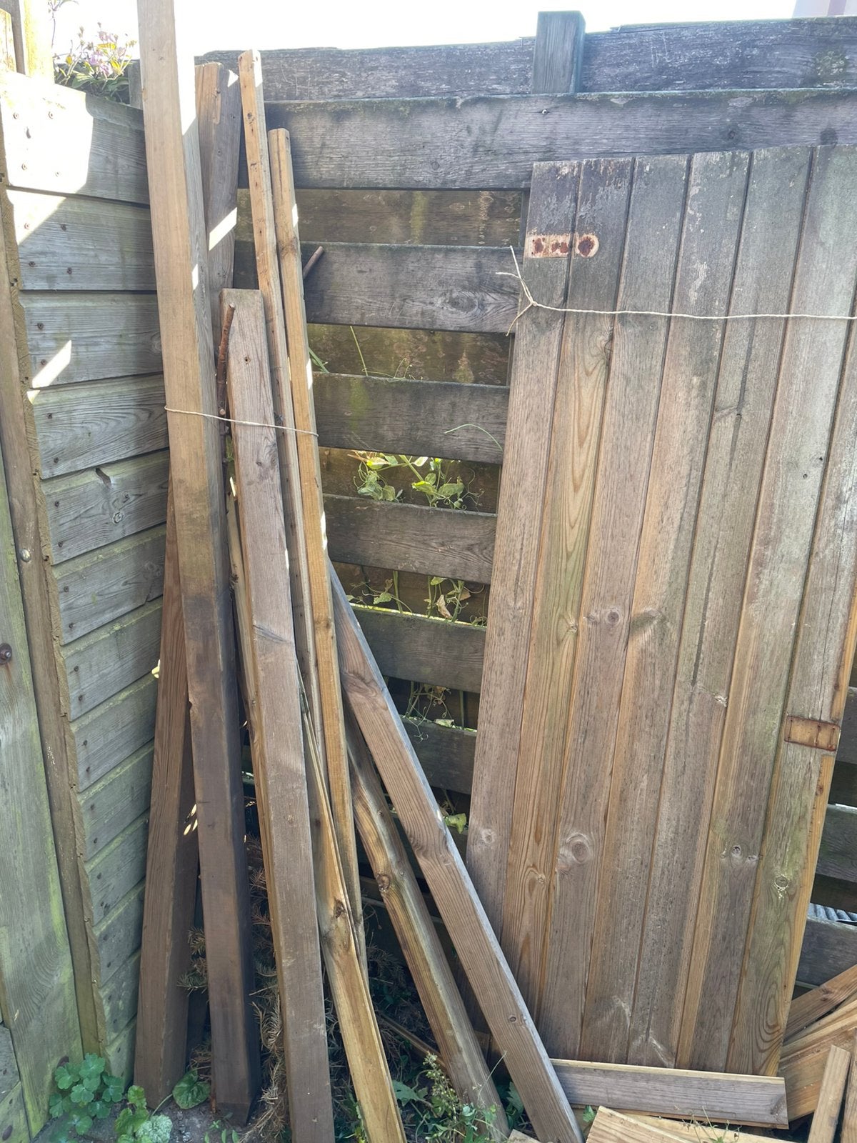 Gratis: restant geïmpregneerd tuinhout, Ophalen, Gebruikt, Minder dan 180 cm, Overige typen