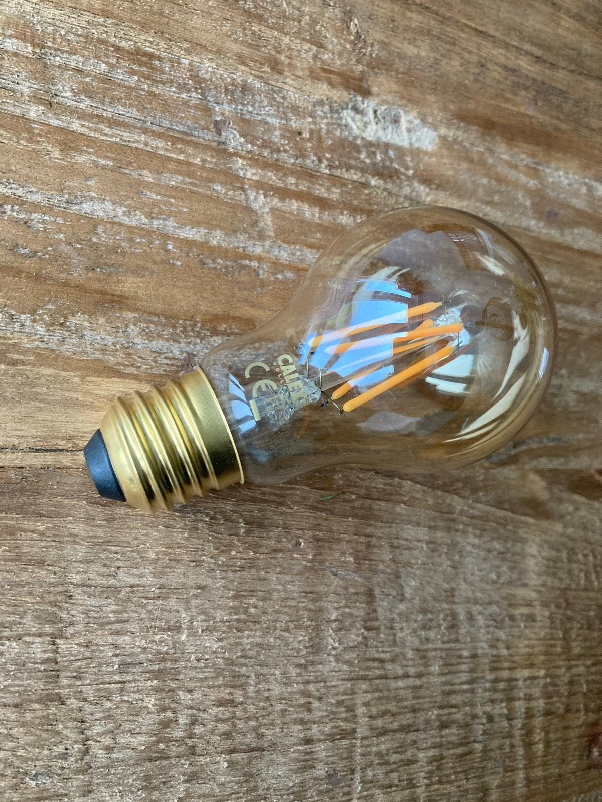 Calex LED Filament Lamp E27 - Warm Wit, Overige kleuren, Zo goed als nieuw, Glas, Modern