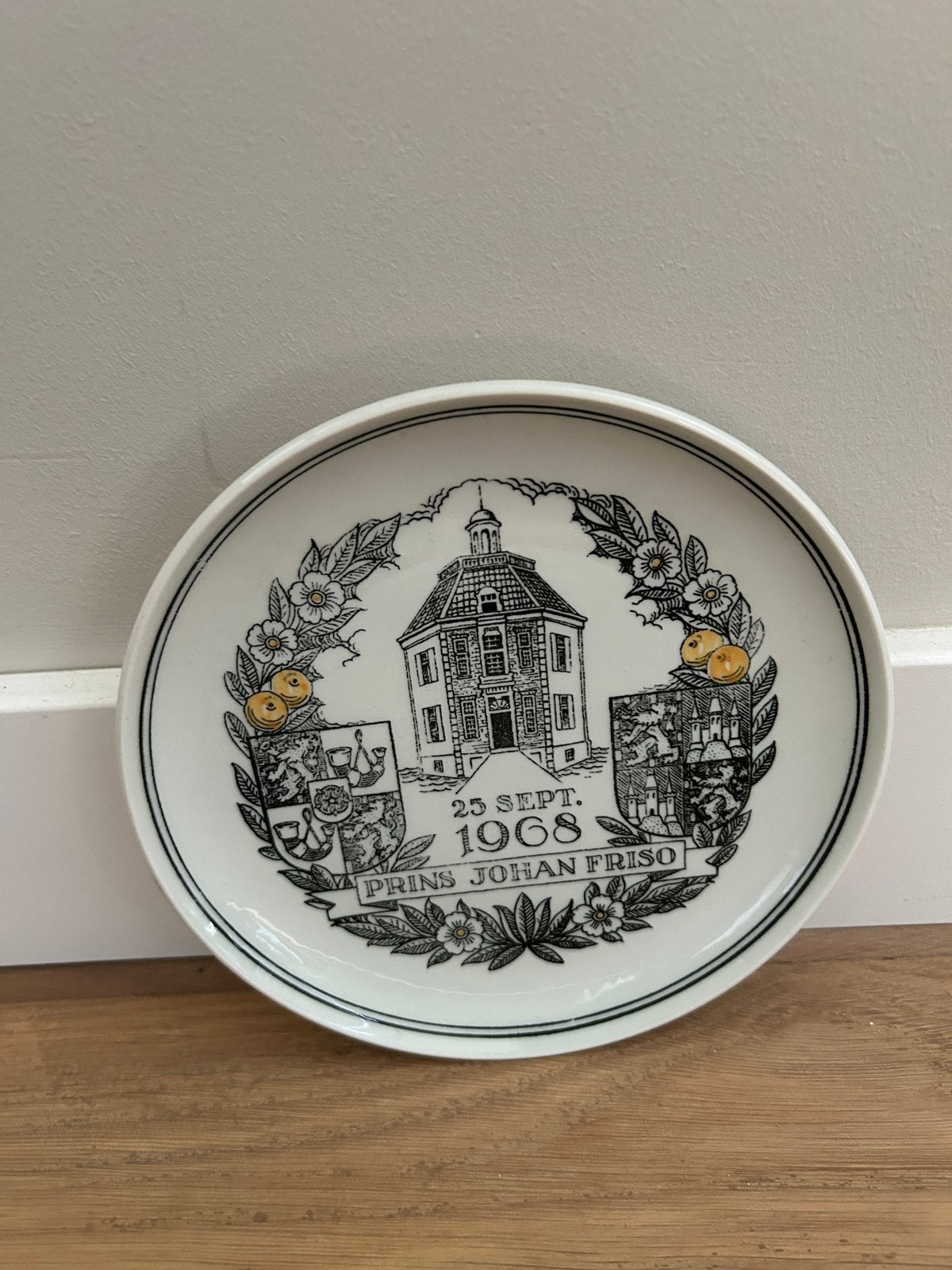 Koninklijke Goedewaagen bord Prins Johan Friso 1968 – 17 cm, Antiek en Kunst, Ophalen of Verzenden
