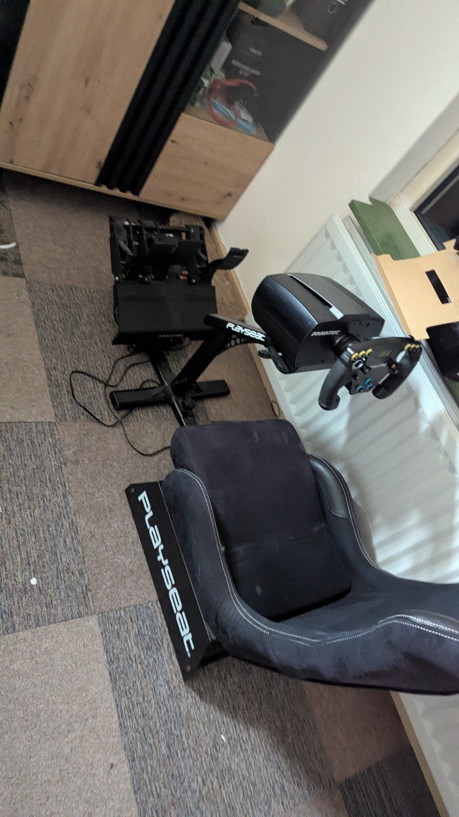 Fanatec ClubSport F1 eSports stuur met Playseat en pedalen, Ophalen