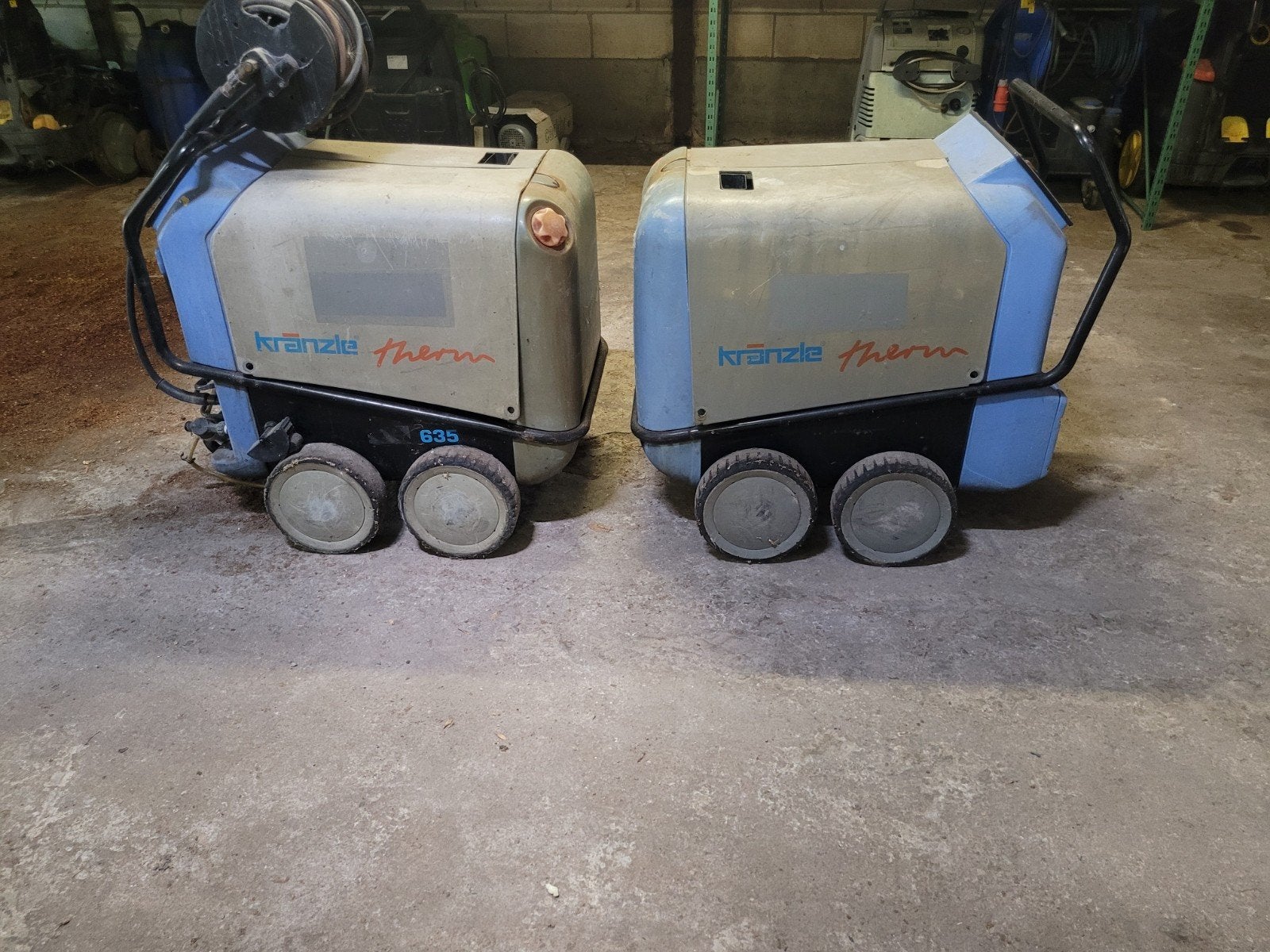 2x kranzle stoomcleaner 220 volt, Ophalen