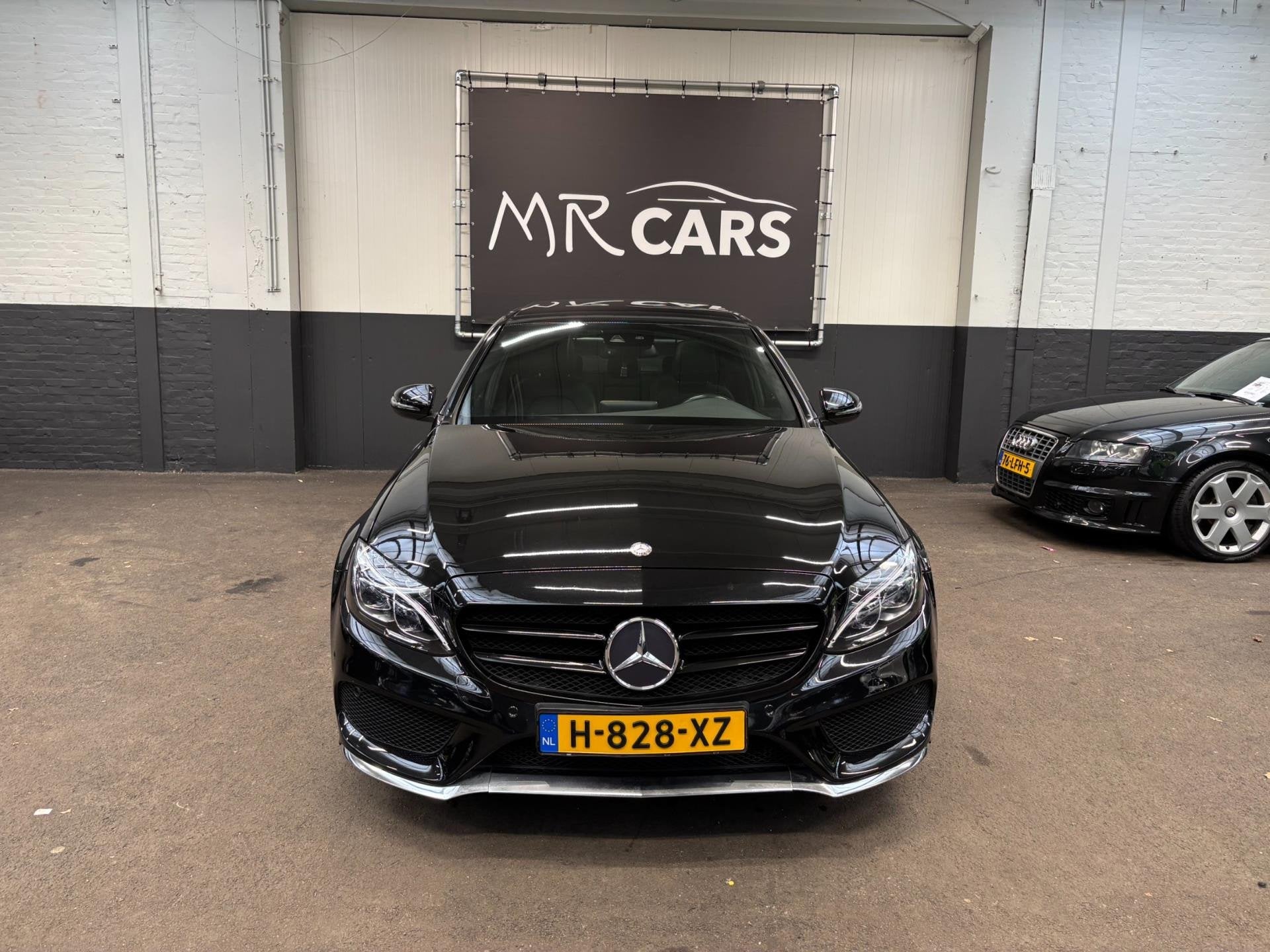 Mercedes-Benz C-klasse 300 Prestige AMG-Pakket Panodak/Leder, Auto's, Automaat, 4 cilinders, Zwart, Sedan
