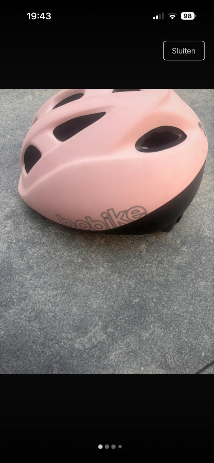 Bobike fietshelm roze - Zo goed als nieuw, Fietsen en Brommers, Ophalen of Verzenden, Zo goed als nieuw, Overige maten, Jongen of Meisje