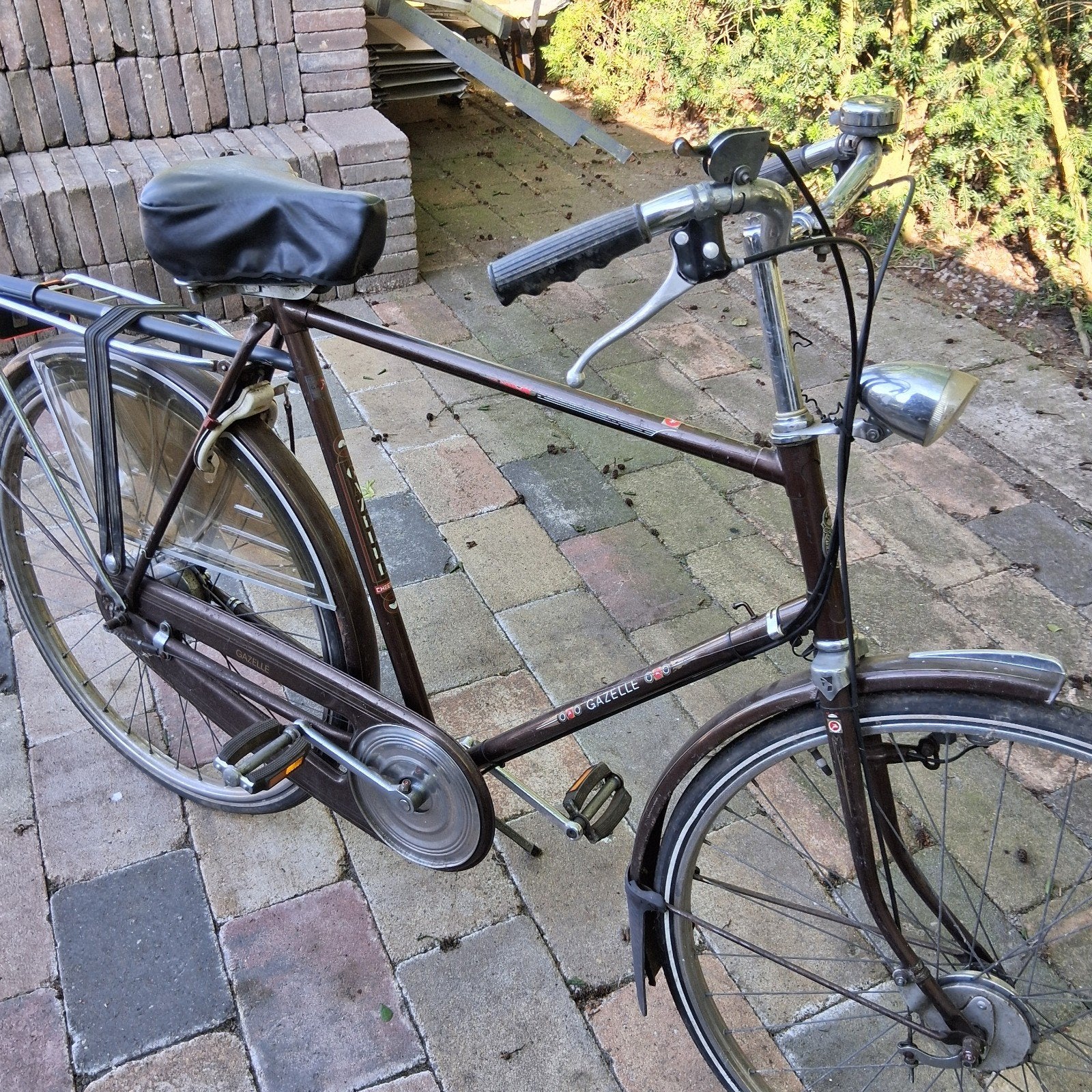 Mooie Gazelle fiets met handremmen en versnelling, Fietsen en Brommers, Fietsen | Dames | Damesfietsen, Ophalen