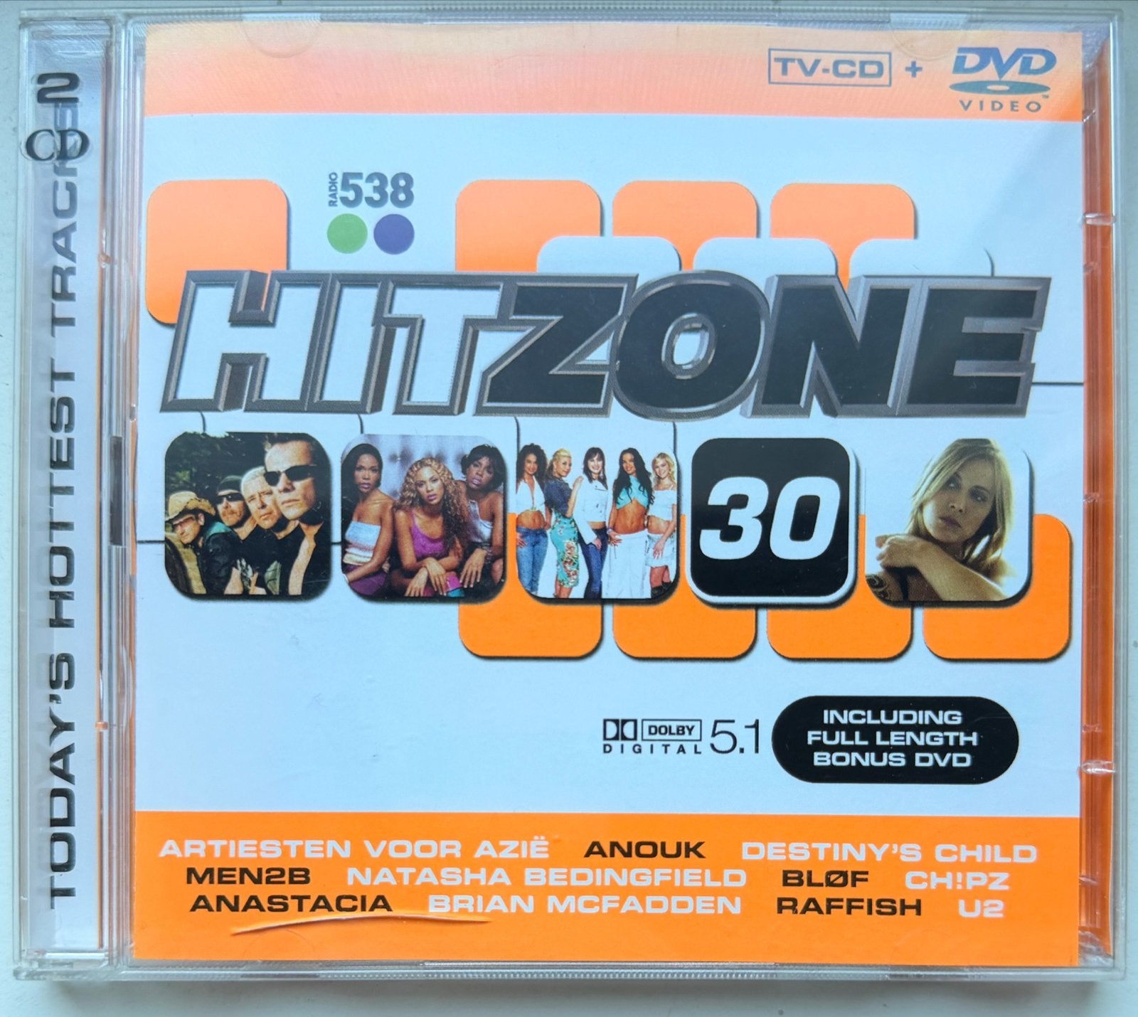 Radio 538 Hitzone 30 CD + DVD - Diverse Artiesten, Ophalen of Verzenden, Zo goed als nieuw, Verzamelalbum, Pop
