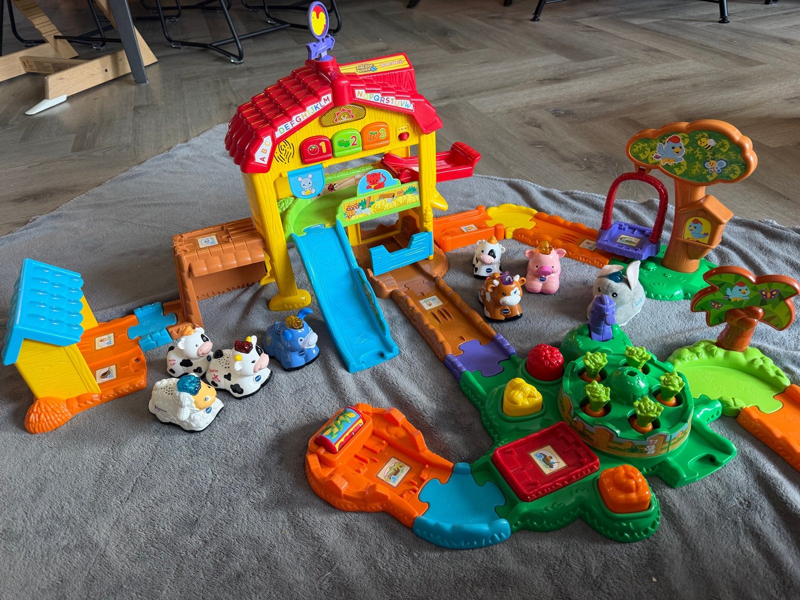 VTech Zoef Zoef Dieren Boerderij met extra dieren, Ophalen, Zo goed als nieuw, Overige typen, Met geluid