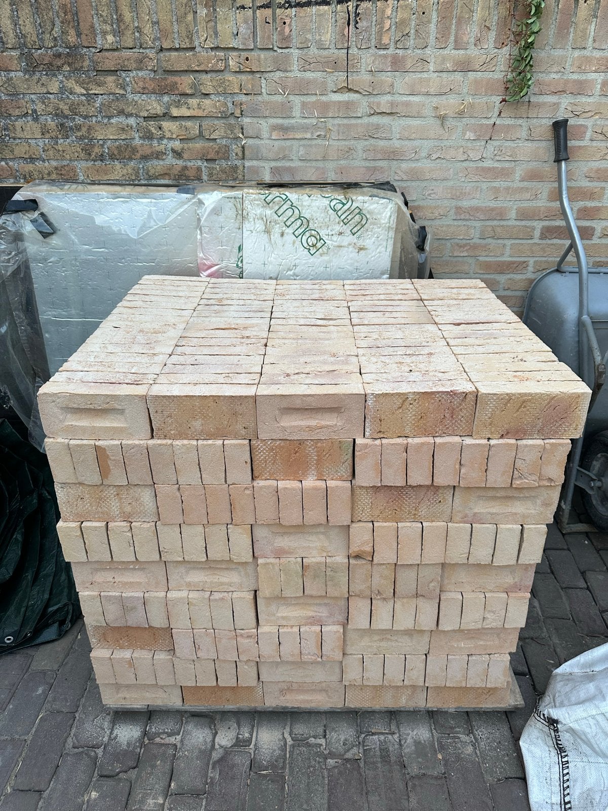 720 Engels Bakstenen (Geel-Rose WF/HV) Nieuw, Doe-het-zelf en Verbouw, Metselstenen, Ophalen, Nieuw, Bakstenen