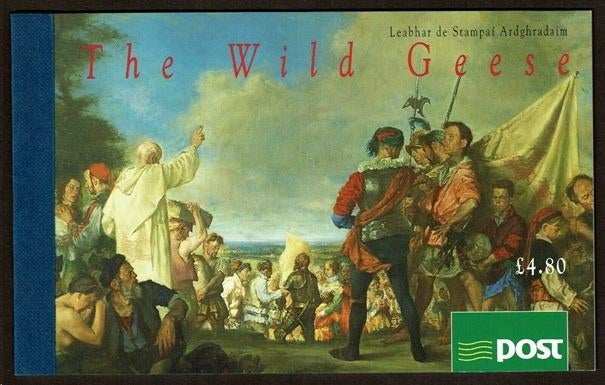 IERLAND 1995 The Wild Geese Postzegelboekje, S.G.: SB-52, Verzenden, Ierland, Postfris