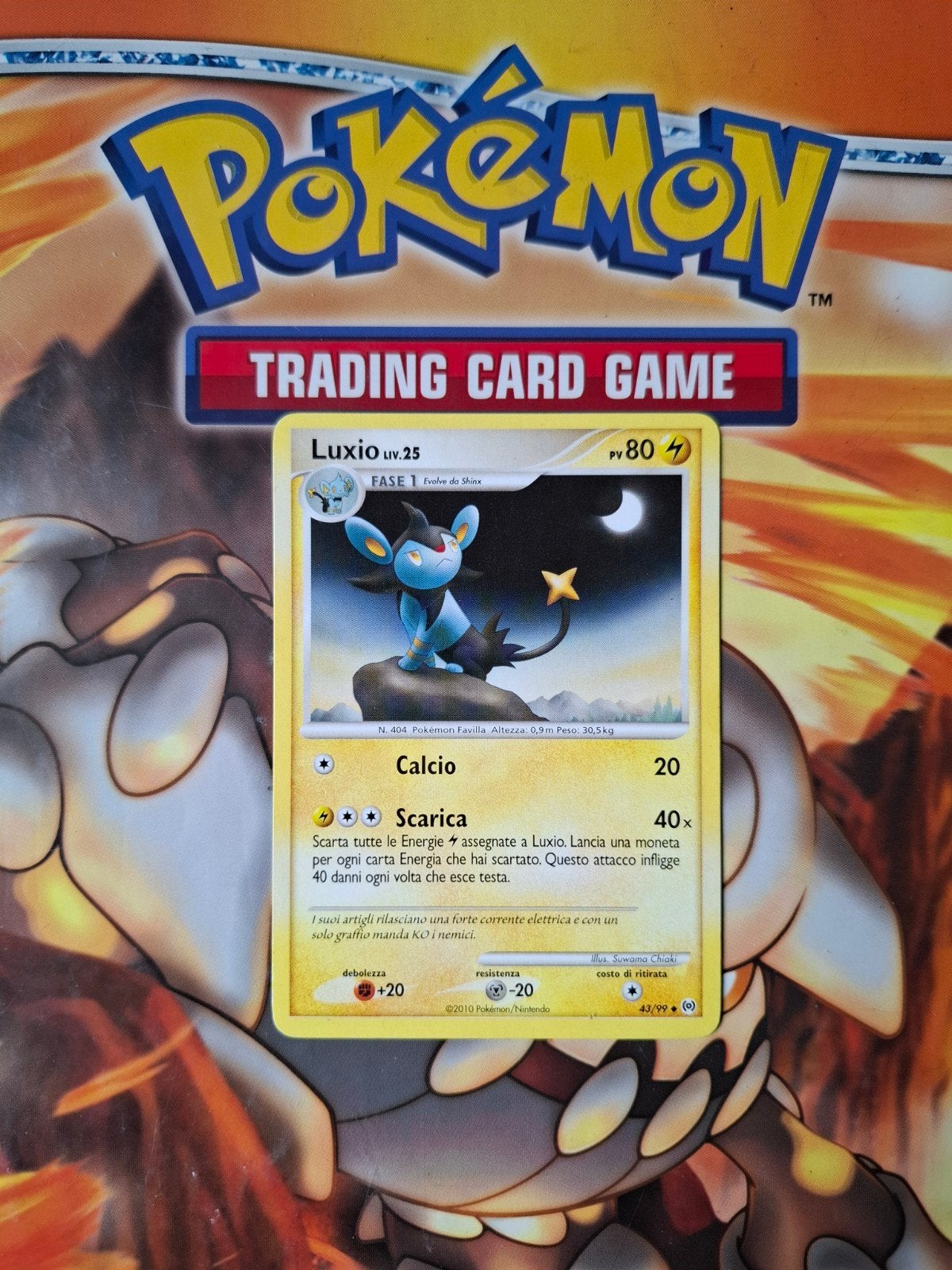 Luxio 43/99 Platinum Arceus set pokemon kaart, Ophalen of Verzenden, Gebruikt, Losse kaart