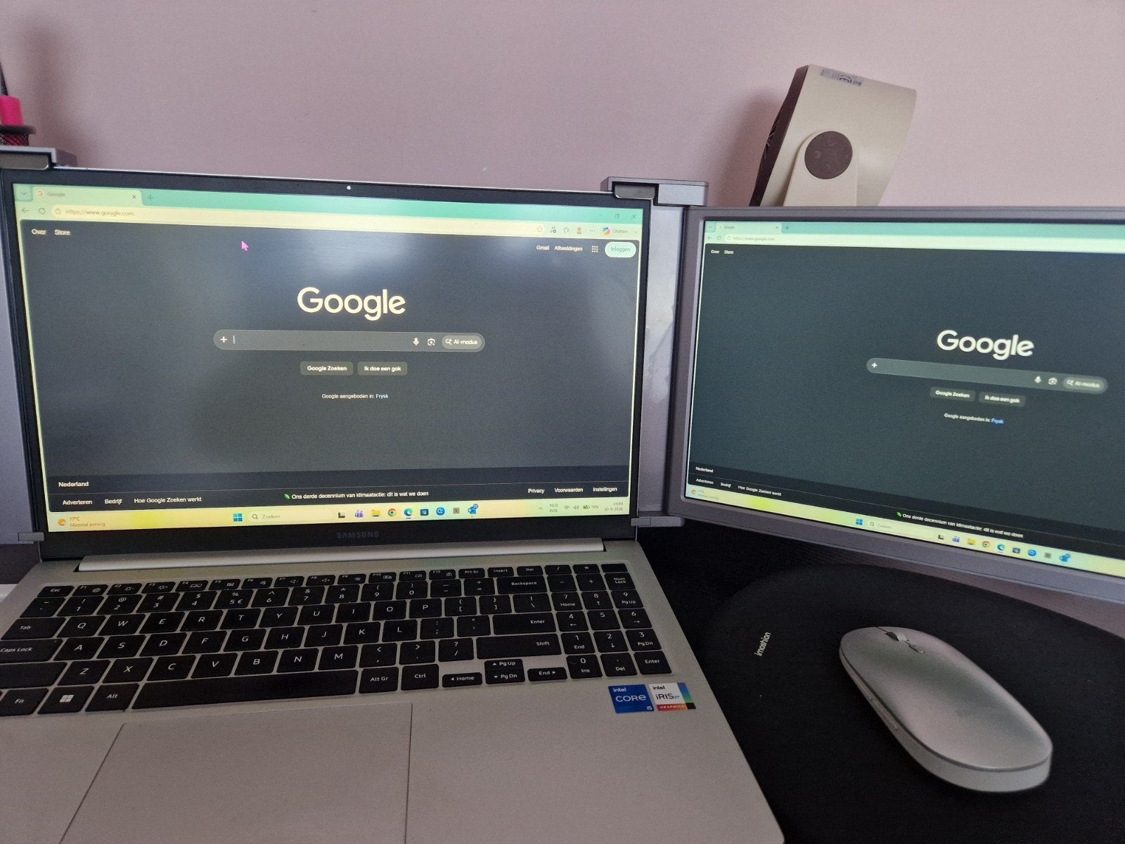 Samsung galaxy book 2 + extra scherm + laptop tas, Computers en Software, Ophalen of Verzenden, Gebruikt