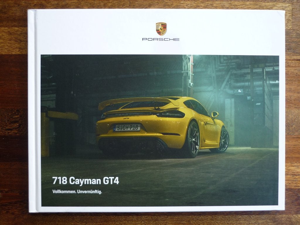 Porsc he 718 Cayman GT4 (2021, Duits), Ophalen of Verzenden, Nieuw, Porsche