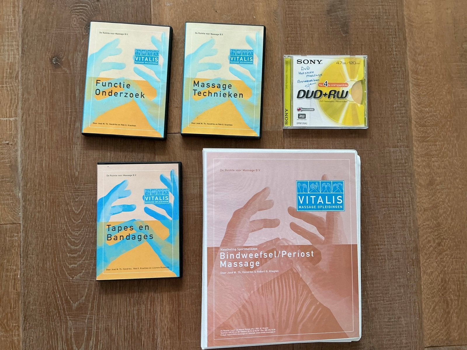 Vitalis Massagecursus bindweefsel/ periost massage +4 dvd’s, Ophalen of Verzenden, Beta, Gelezen, HBO