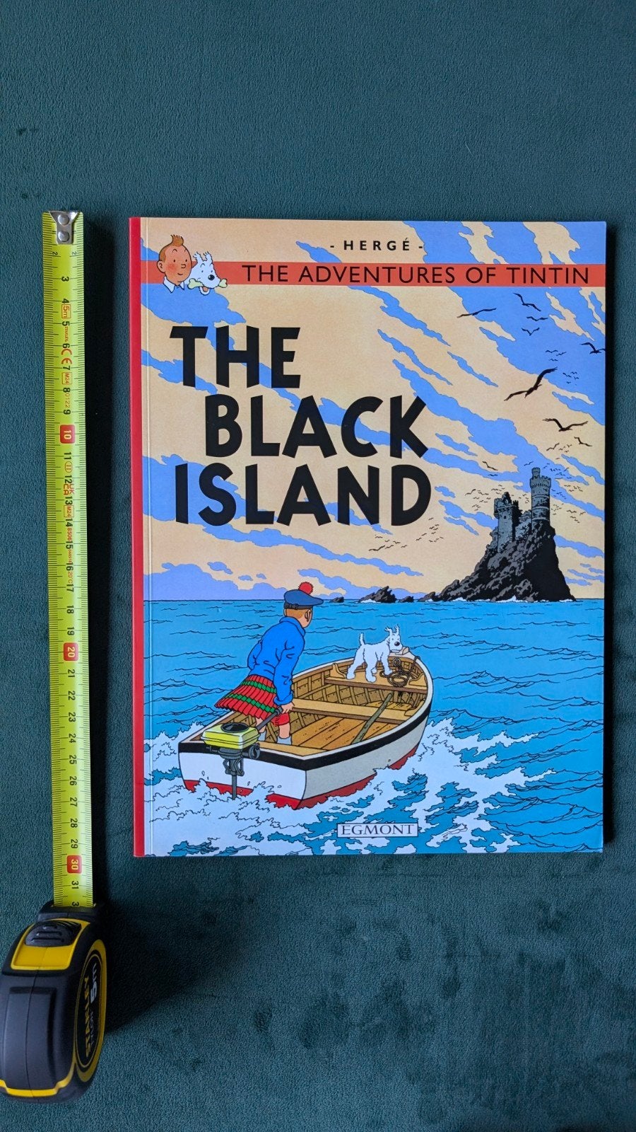 Kuifje: Het Zwarte Eiland - Engelse editie, Boeken, Stripboeken, Zo goed als nieuw, Eén stripboek, Ophalen of Verzenden