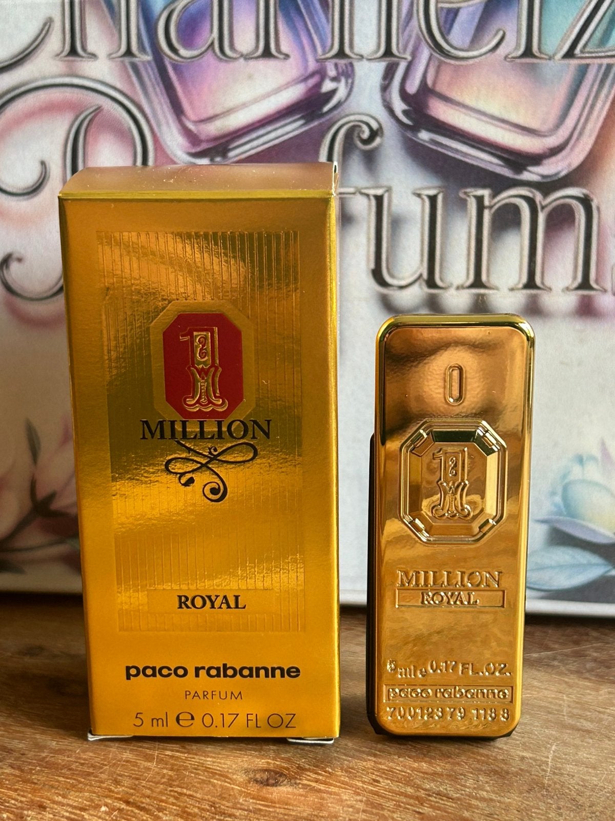 Rabanne - 1 million royal miniatuur 5ml parfum, Ophalen of Verzenden, Nieuw
