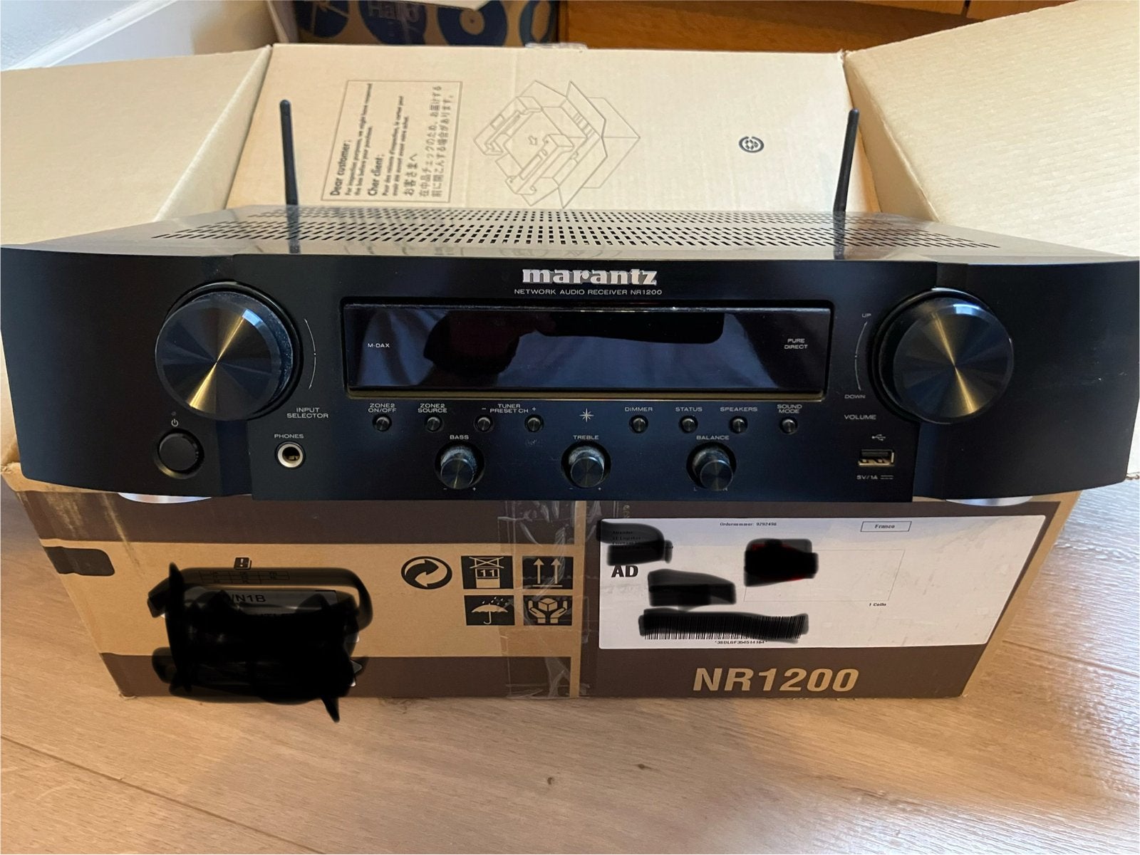 Marantz NR1200 Netwerk Audio Receiver - Zo goed als nieuw, Audio, Tv en Foto, Versterkers en Receivers, Marantz, Ophalen of Verzenden