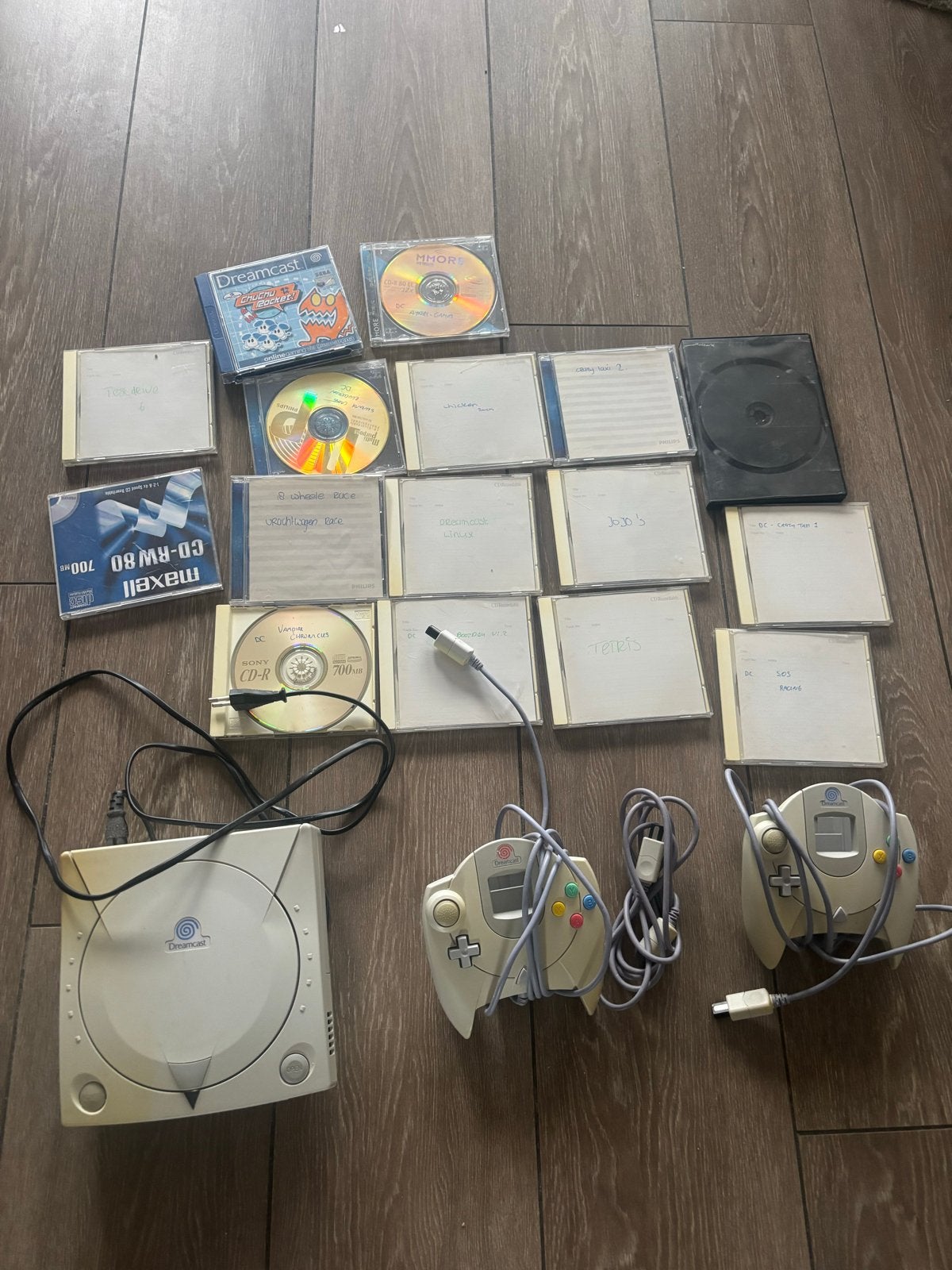 Sega Dreamcast console met 2 controllers en games, Spelcomputers en Games, Met 2 controllers, Ophalen of Verzenden, Saturn of Dreamcast
