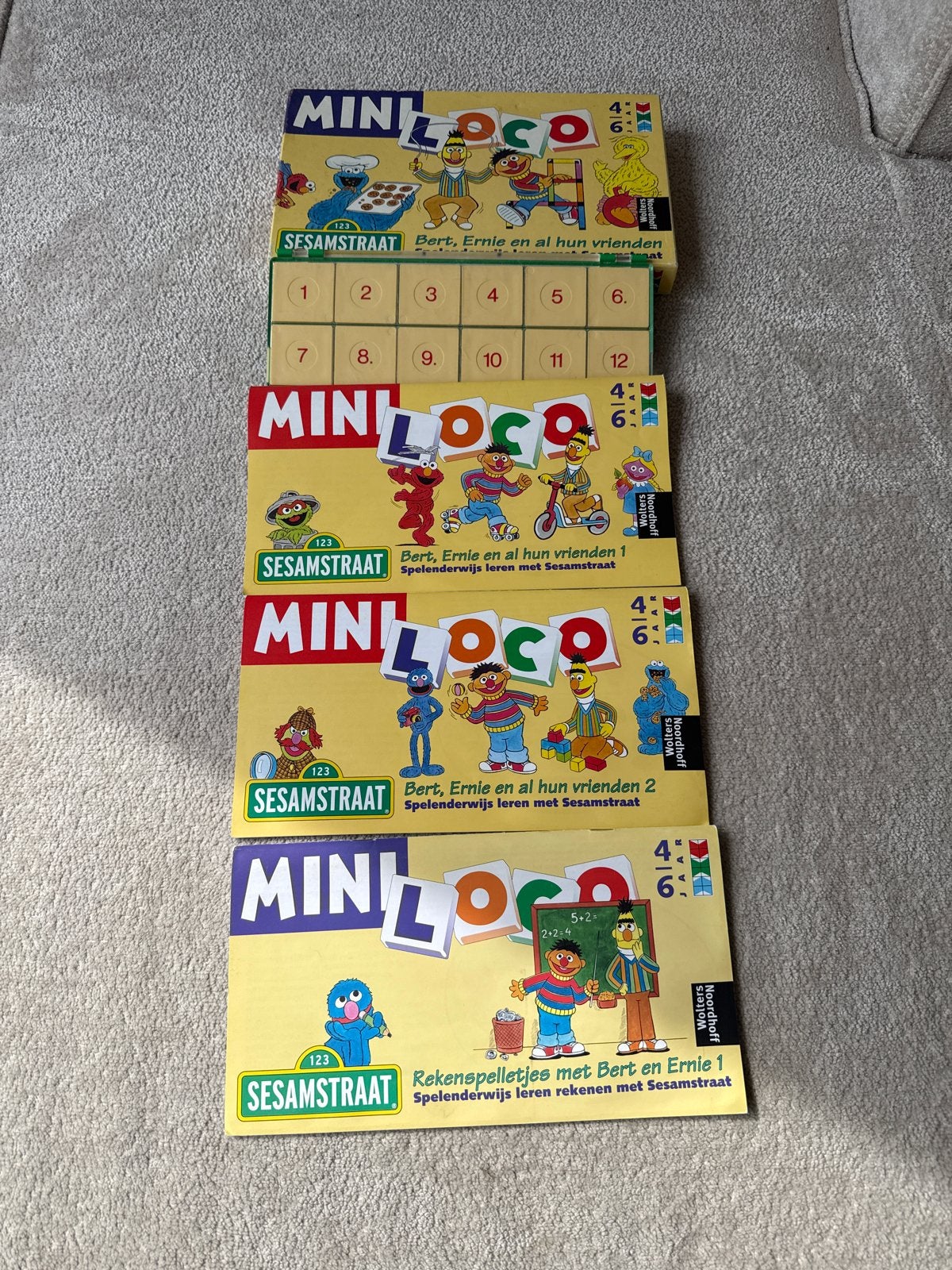 Mini Loco Sesamstraat Spelenderwijs Leren (3 Boekjes), Kinderen en Baby's, Speelgoed | Educatief en Creatief, Ophalen of Verzenden