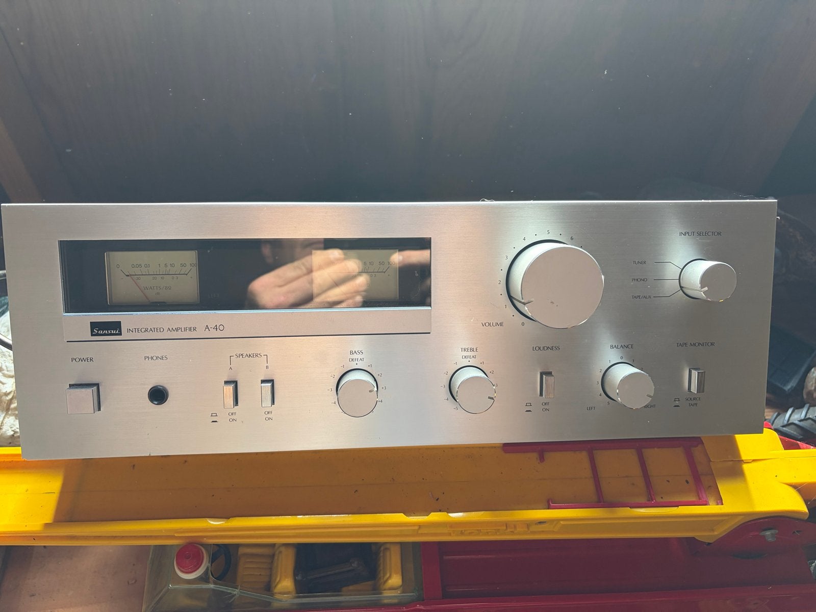 Sansui A-40 Geïntegreerde Versterker - Vintage Audio, Overige merken, Gebruikt, Ophalen of Verzenden, 60 tot 120 watt