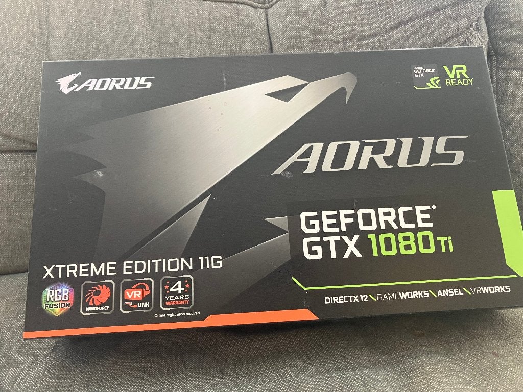 Gigabyte AORUS GTX 1080 Ti 11GB + waterblok + luchtkoeler, Computers en Software, PCI-Express 3, HDMI, Ophalen of Verzenden, Nvidia