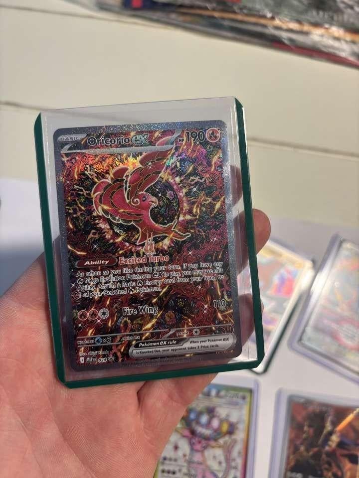 Oricorio GX Pokémon Kaart - Full Art Foil, Hobby en Vrije tijd, Verzamelkaartspellen | Pokémon, Zo goed als nieuw, Losse kaart